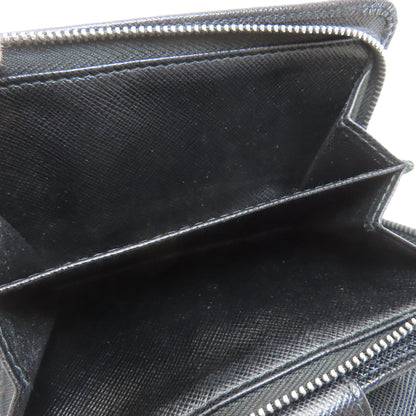 PRADA 1ML225 Lip charm Bifold Wallet with Coin Pocket Safiano Ladies [Used]
