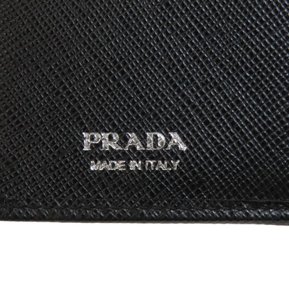 PRADA 1ML225 Lip charm Bifold Wallet with Coin Pocket Safiano Ladies [Used]