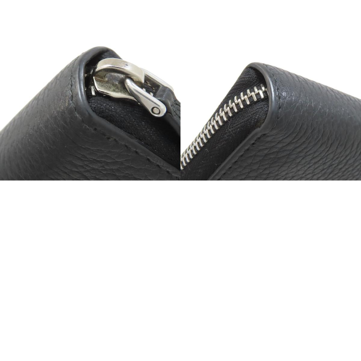 PRADA Triangle Long wallet (with coin pocket) Leather Ladies [Used]