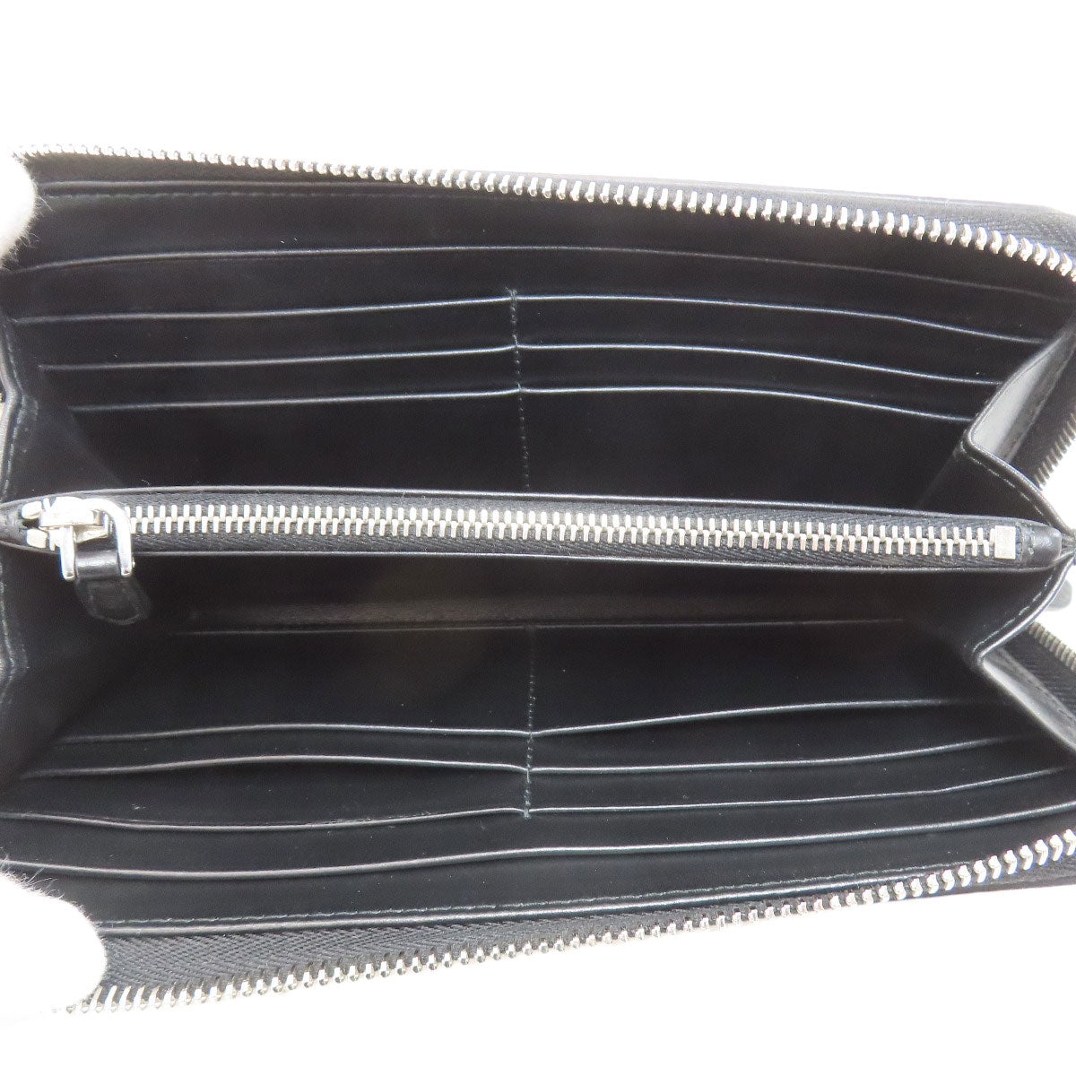 PRADA Triangle Long wallet (with coin pocket) Leather Ladies [Used]