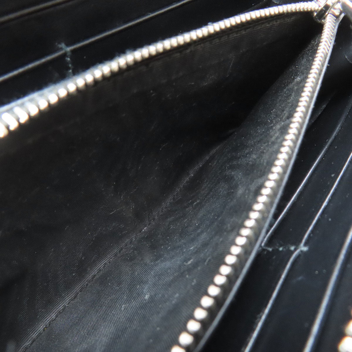 PRADA Triangle Long wallet (with coin pocket) Leather Ladies [Used]
