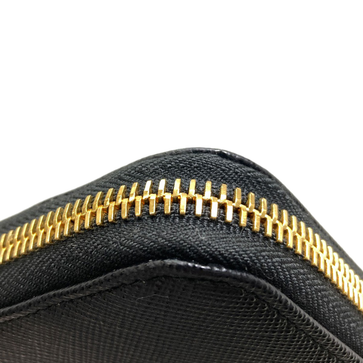 PRADA logo Long wallet (with coin pocket) Safiano Ladies [Used]