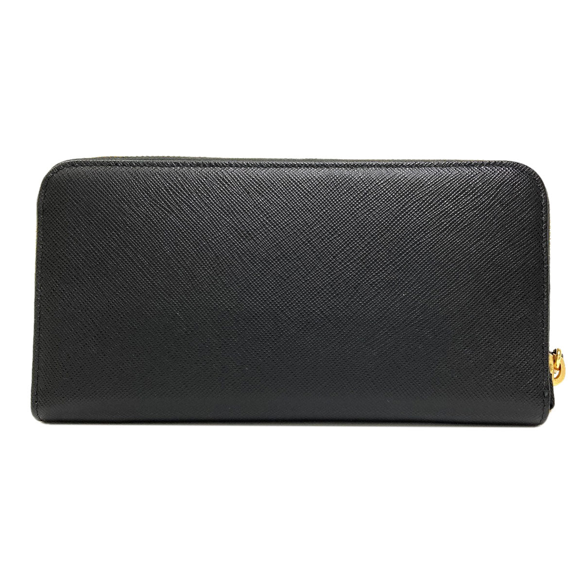 PRADA logo Long wallet (with coin pocket) Safiano Ladies [Used]