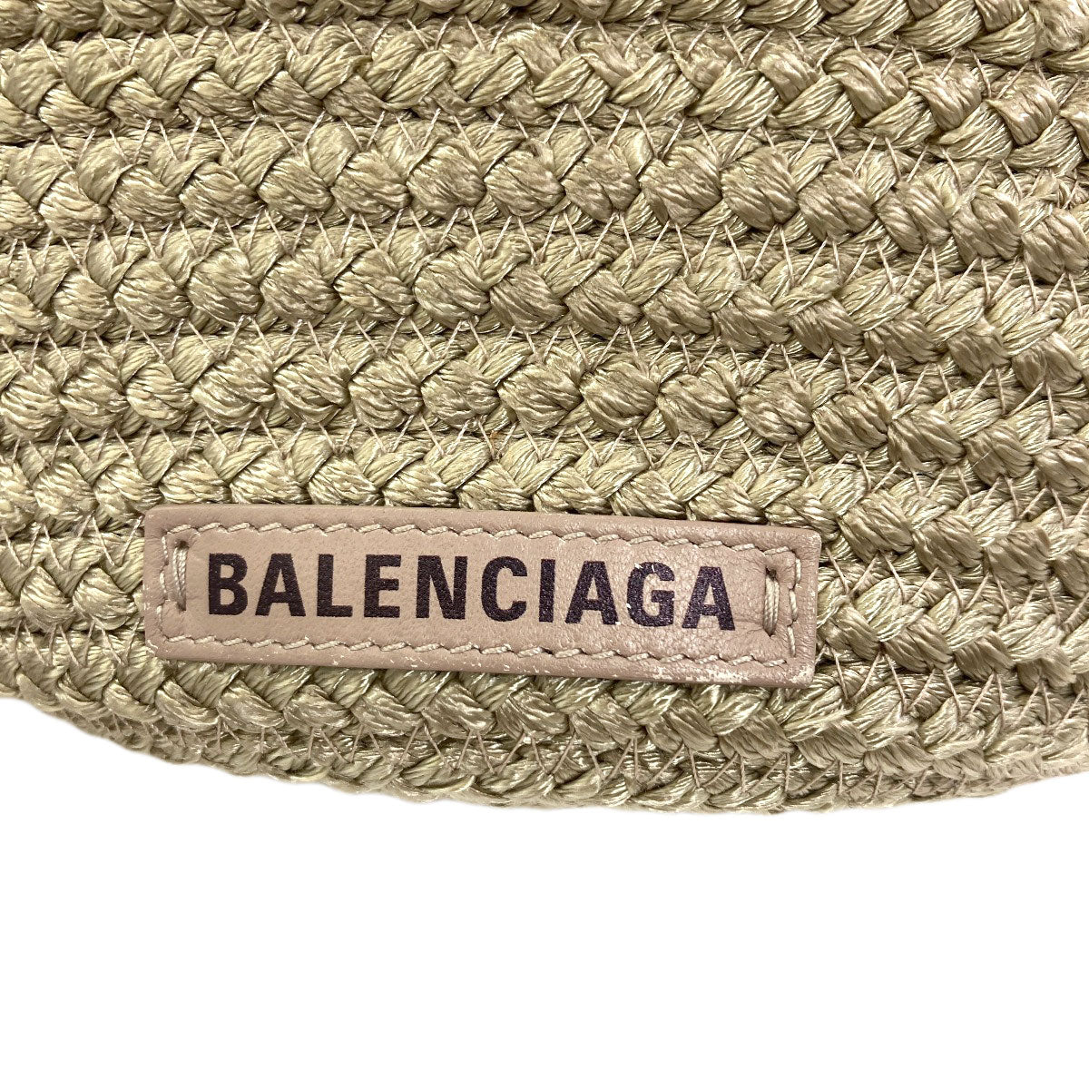 BALENCIAGA 695612 Ibiza Small Basket 2WAY Handbag Nylon Ladies [Used]