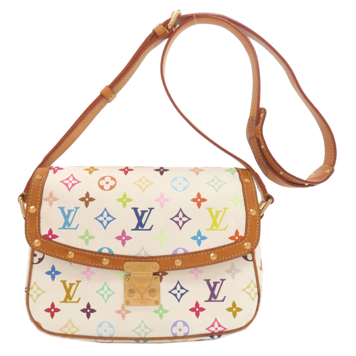 ルイヴィトン M92661 ソローニュ ショルダーバッグ モノグラムマルチカラーキャンバス レディース 【中古】【LOUIS VUITTON】