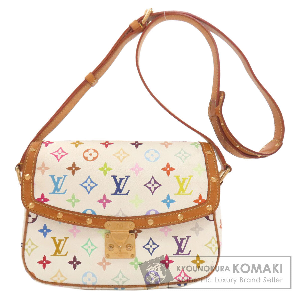 ルイヴィトン M92661 ソローニュ ショルダーバッグ モノグラムマルチカラーキャンバス レディース 【中古】【LOUIS VUITTON】