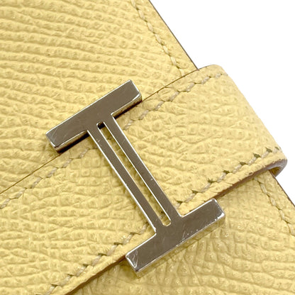 HERMES Bearn Mini SilverHardware coin purse Epsom Ladies [Used]