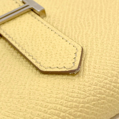 HERMES Bearn Mini SilverHardware coin purse Epsom Ladies [Used]