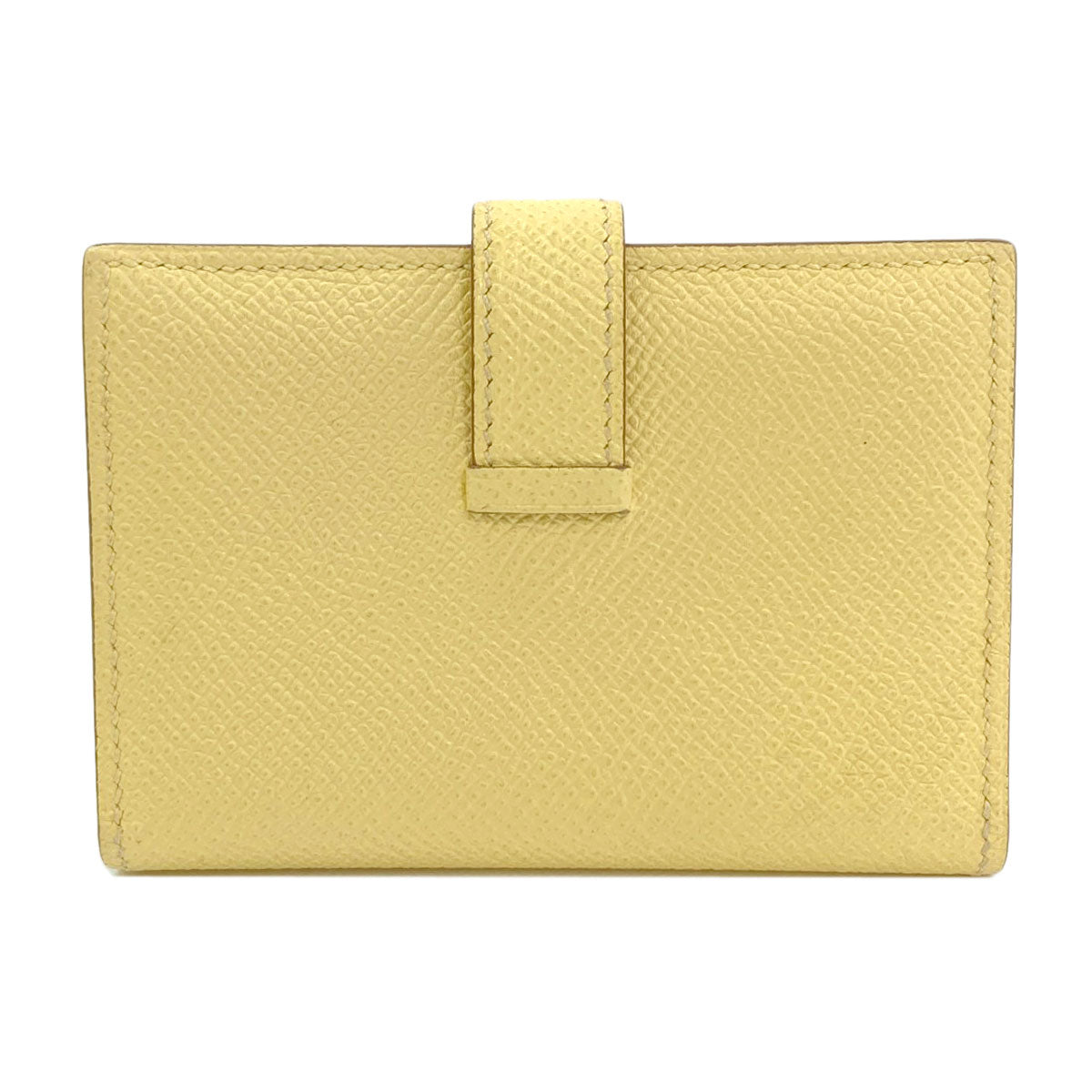 HERMES Bearn Mini SilverHardware coin purse Epsom Ladies [Used]