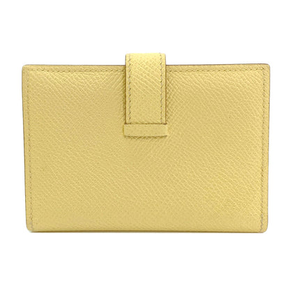 HERMES Bearn Mini SilverHardware coin purse Epsom Ladies [Used]