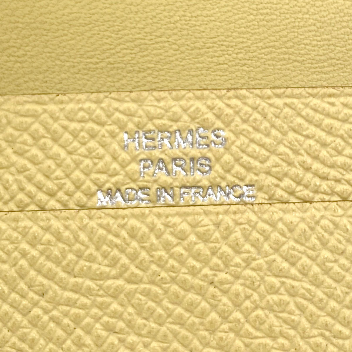 HERMES Bearn Mini SilverHardware coin purse Epsom Ladies [Used]