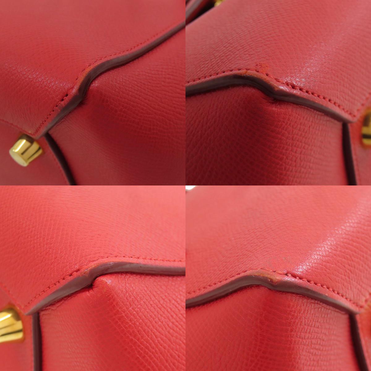 CELINE Belt bag 2WAY Handbag Calf Ladies [Used]