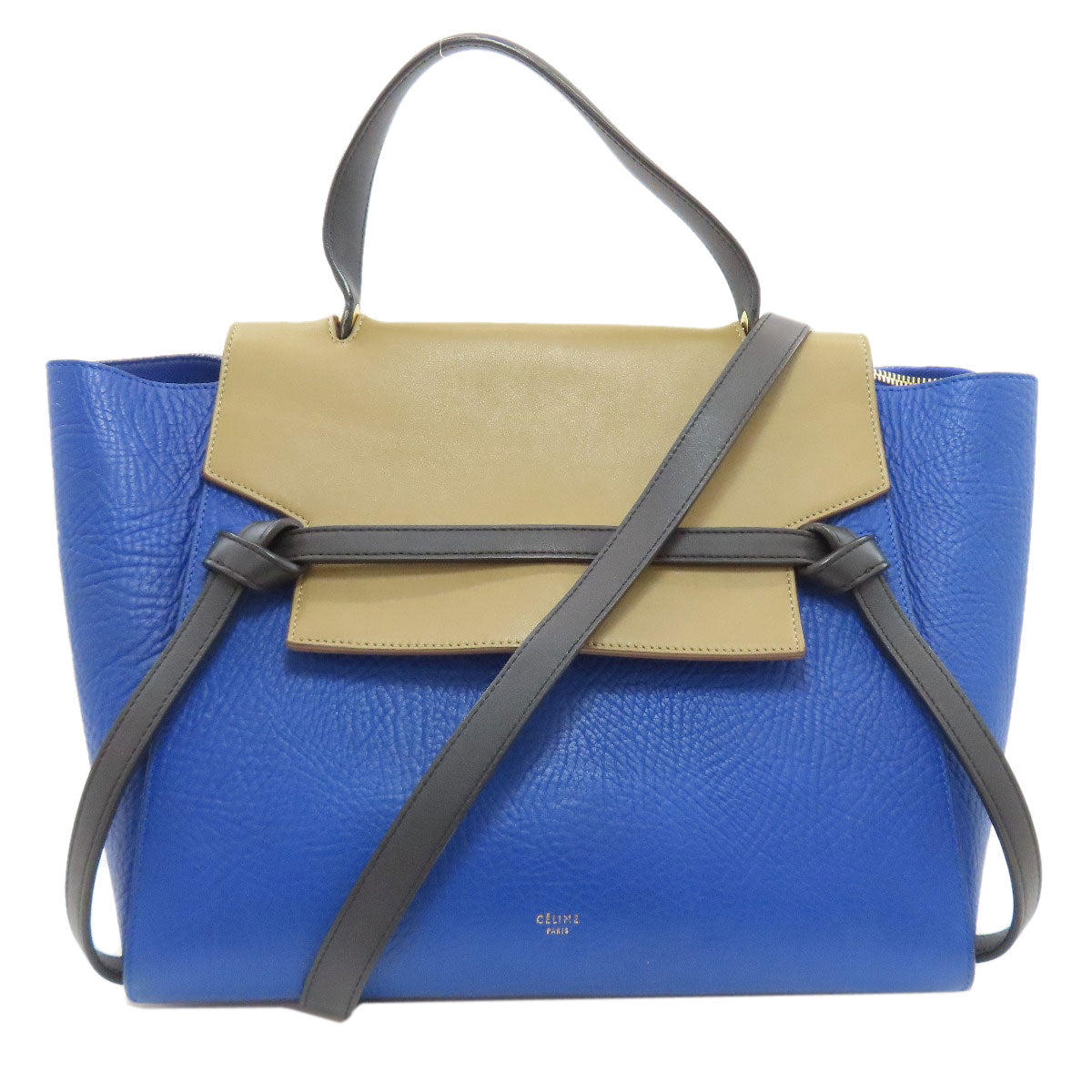 セリーヌ ベルトバッグ 2WAY ハンドバッグ カーフ レディース 【中古】【CELINE】