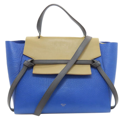 セリーヌ ベルトバッグ 2WAY ハンドバッグ カーフ レディース 【中古】【CELINE】