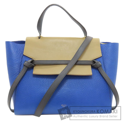 セリーヌ ベルトバッグ 2WAY ハンドバッグ カーフ レディース 【中古】【CELINE】