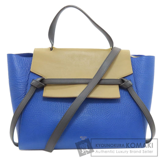 セリーヌ ベルトバッグ 2WAY ハンドバッグ カーフ レディース 【中古】【CELINE】