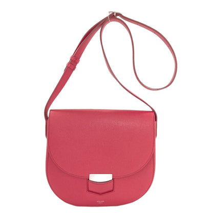CELINE Trotter Shoulder Bag Leather Ladies [Used]