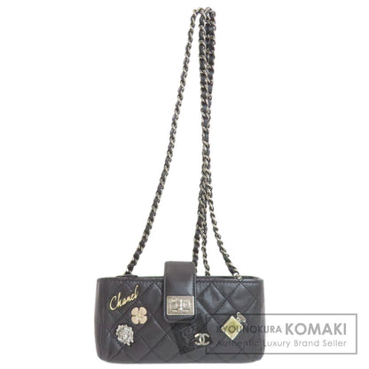 CHANEL Mini ChainShoulder Matelasse SilverHardware Shoulder Bag Lambskin Ladies [Used]