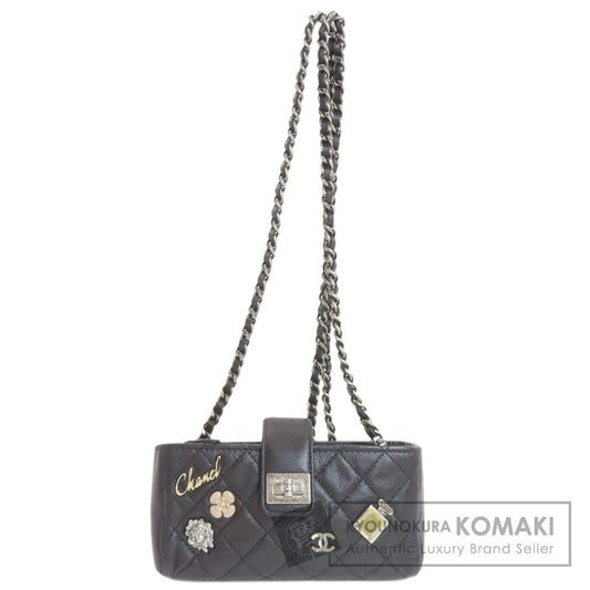 CHANEL Mini ChainShoulder Matelasse SilverHardware Shoulder Bag Lambskin Ladies [Used]