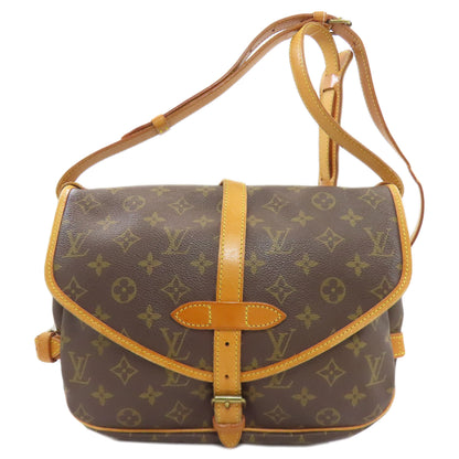 ルイヴィトン M40710 ソミュールMM ショルダーバッグ モノグラムキャンバス レディース 【中古】【LOUIS VUITTON】