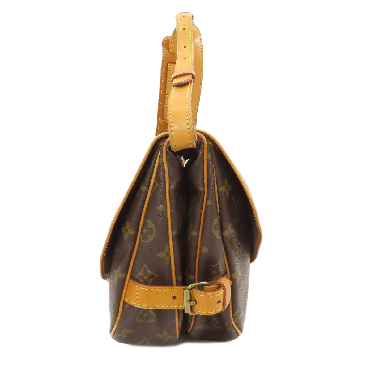 ルイヴィトン M40710 ソミュールMM ショルダーバッグ モノグラムキャンバス レディース 【中古】【LOUIS VUITTON】