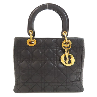 CHRISTIAN DIOR Lady Dior Handbag Calf Ladies [Used]