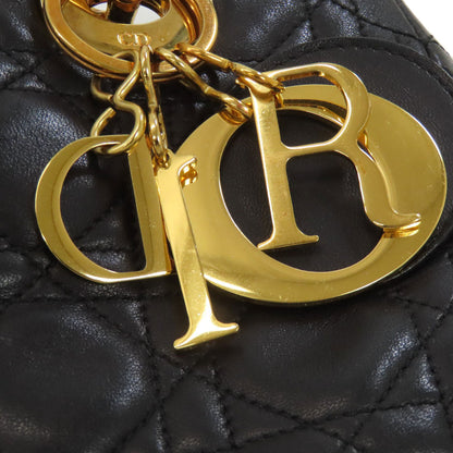 CHRISTIAN DIOR Lady Dior Handbag Calf Ladies [Used]