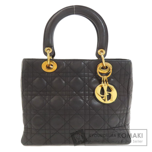 CHRISTIAN DIOR Lady Dior Handbag Calf Ladies [Used]