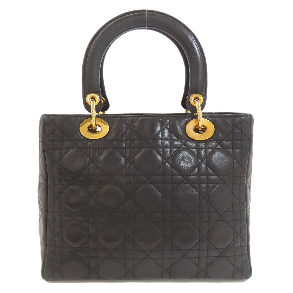 CHRISTIAN DIOR Lady Dior Handbag Calf Ladies [Used]