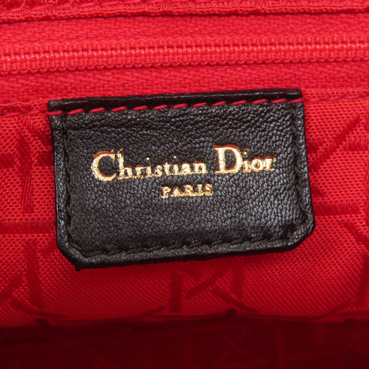 CHRISTIAN DIOR Lady Dior Handbag Calf Ladies [Used]