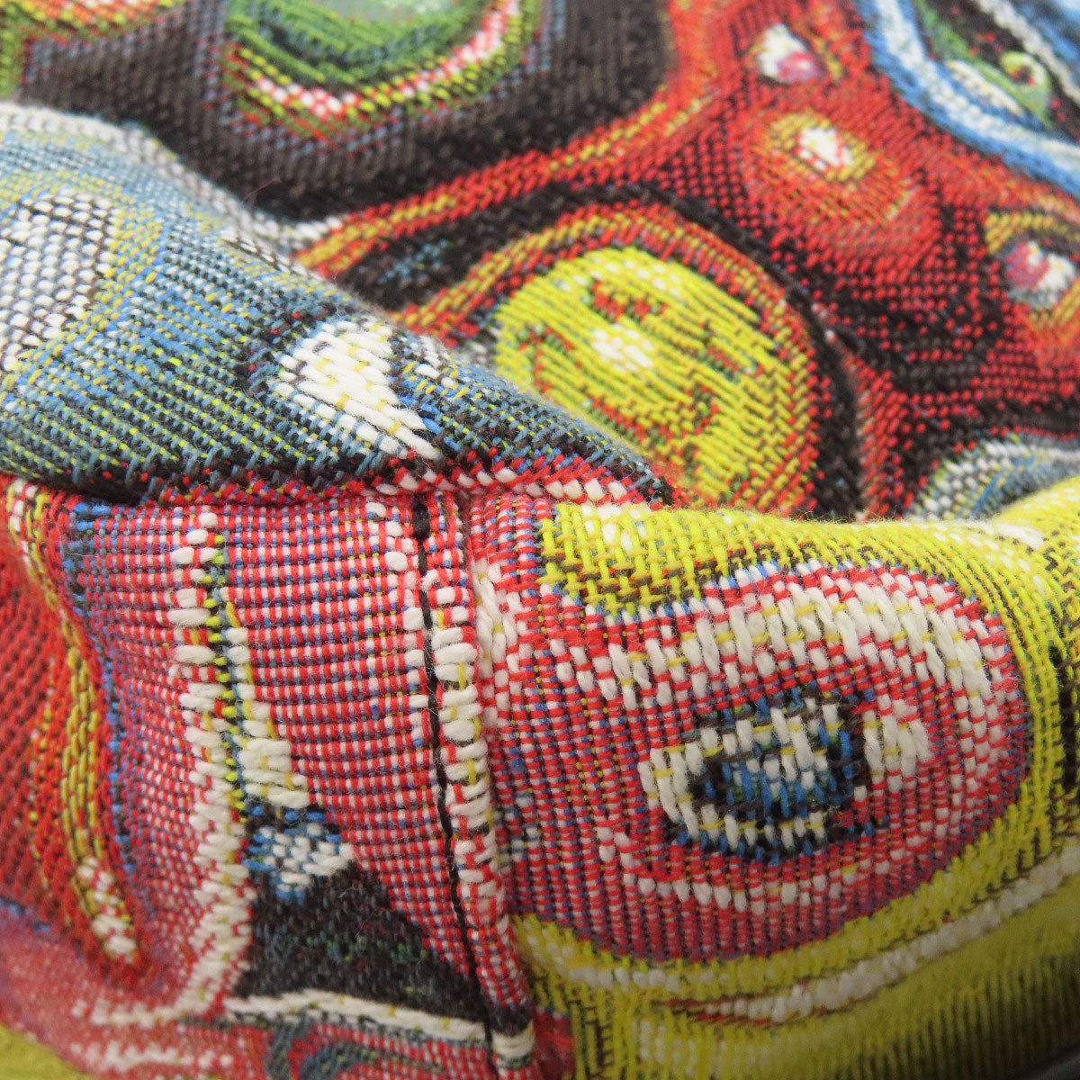 CHRISTIAN DIOR Kenny Scharf Collaboration 2-Way Saddle Tote Bag Canvas Ladies [Used]
