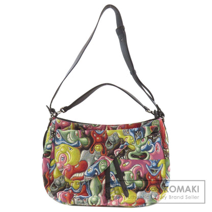 CHRISTIAN DIOR Kenny Scharf Collaboration 2-Way Saddle Tote Bag Canvas Ladies [Used]