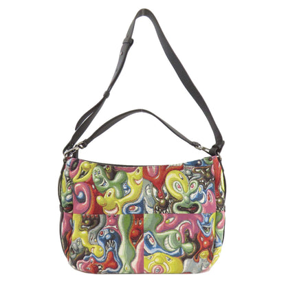 CHRISTIAN DIOR Kenny Scharf Collaboration 2-Way Saddle Tote Bag Canvas Ladies [Used]