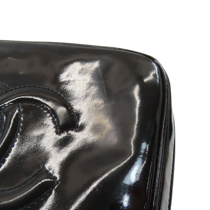 CHANEL Vanity COCO Mark GoldHardware 2WAY Handbag Patent leather Ladies [Used]