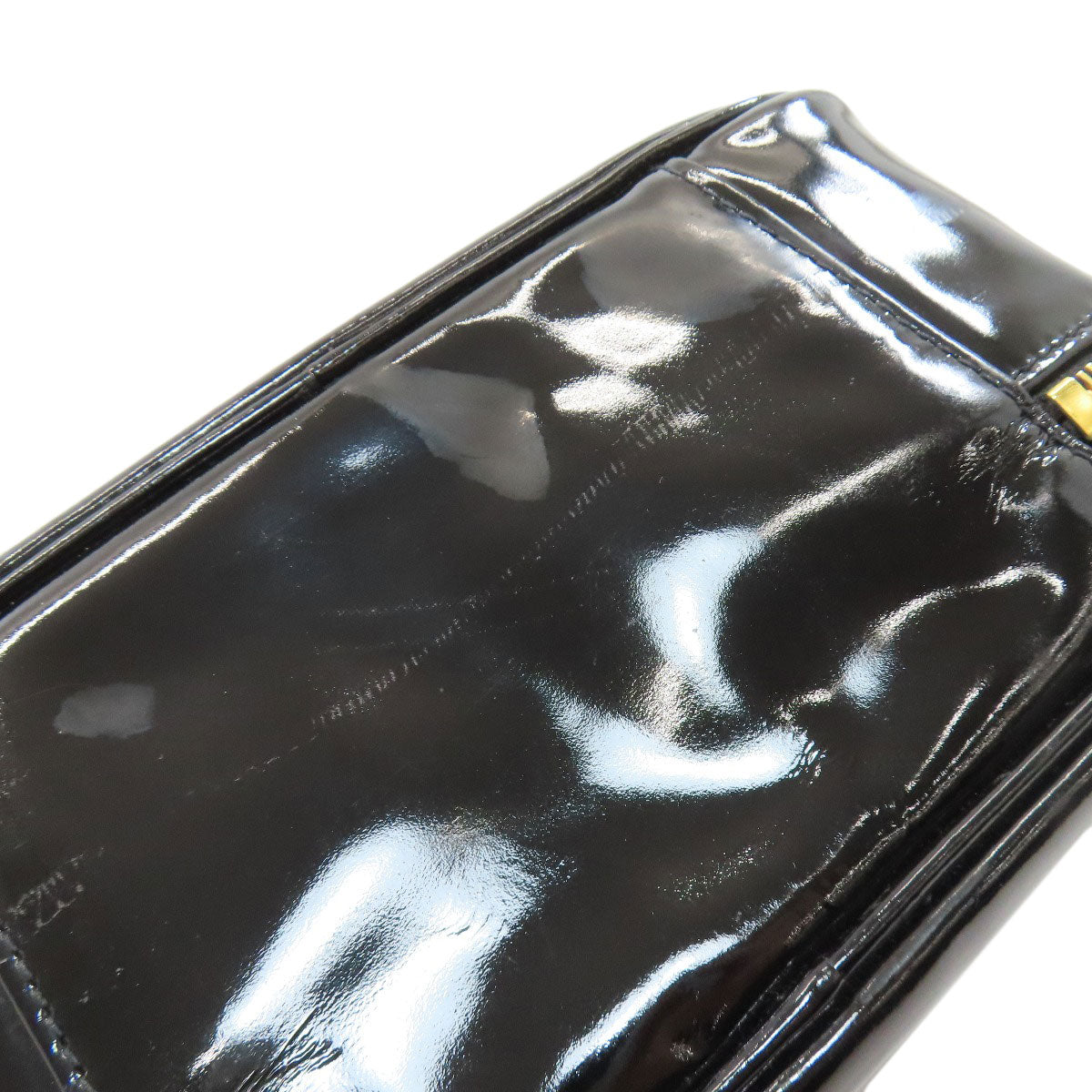 CHANEL Vanity COCO Mark GoldHardware 2WAY Handbag Patent leather Ladies [Used]