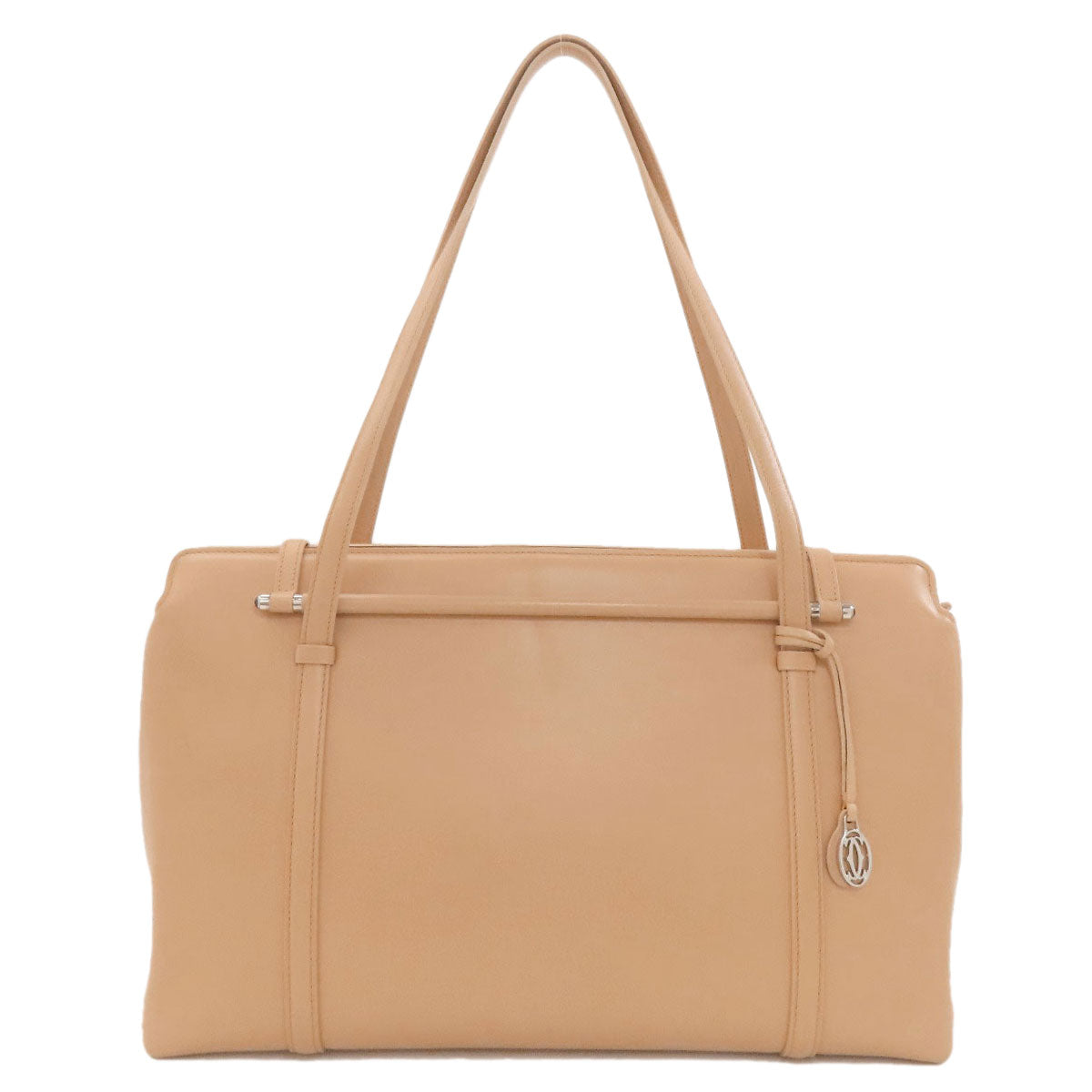 CARTIER Cabochon Tote Bag Leather Ladies [Used]
