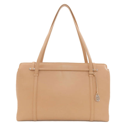 CARTIER Cabochon Tote Bag Leather Ladies [Used]