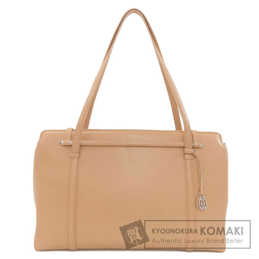 CARTIER Cabochon Tote Bag Leather Ladies [Used]