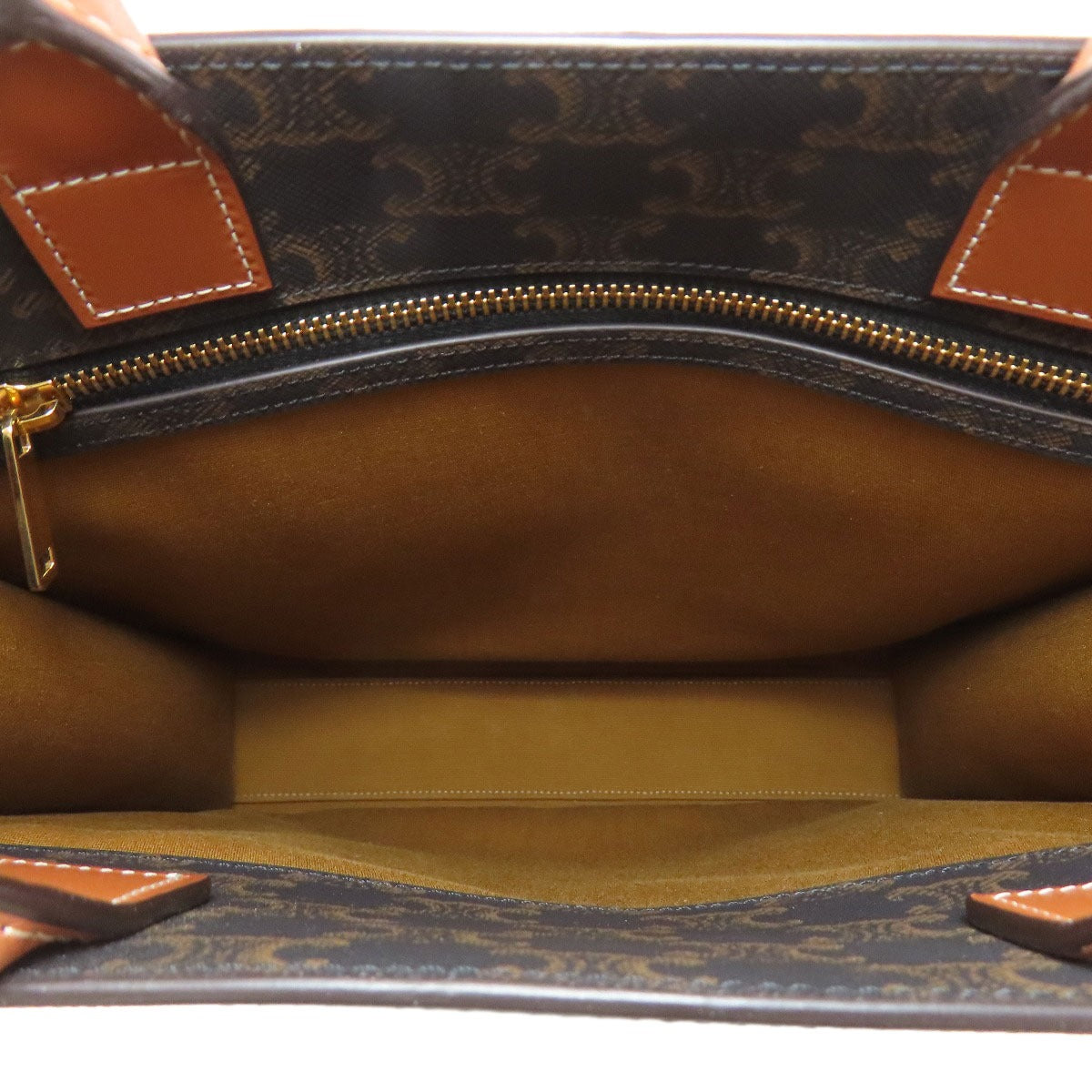 セリーヌ バーティカルカバ トリオンフ 2WAY ハンドバッグ PVC/レザー レディース 【中古】【CELINE】