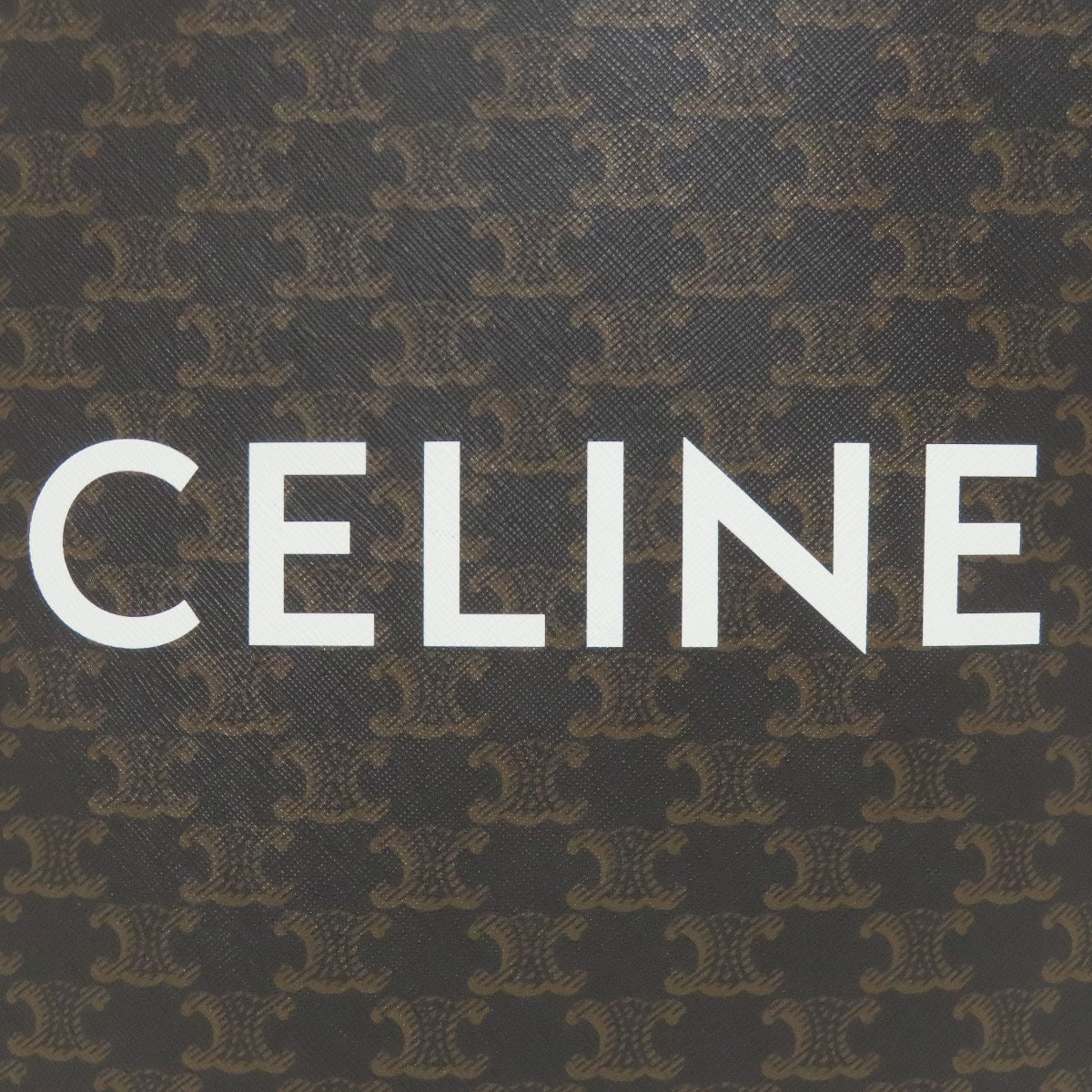セリーヌ バーティカルカバ トリオンフ 2WAY ハンドバッグ PVC/レザー レディース 【中古】【CELINE】