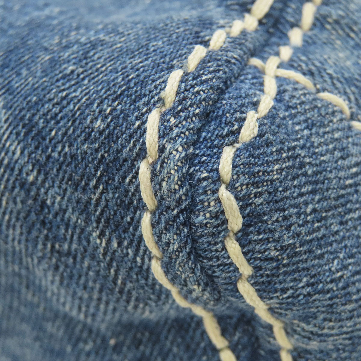 PRADA Logo Hardware Cosmetics Pouch Denim Ladies [Used]