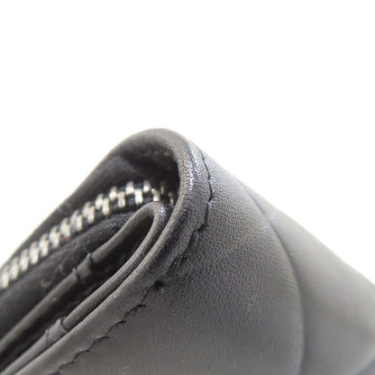 CHANEL Matelasse SilverHardware Long wallet (with coin pocket) Calf Ladies [Used]