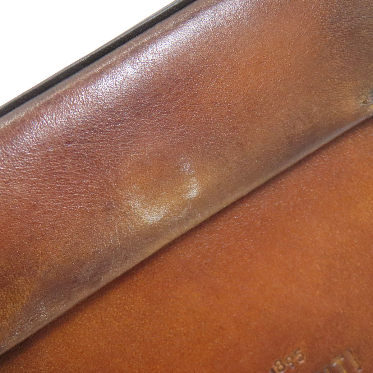 Berluti calligraphy Bifold Wallet with Coin Pocket Leather Ladies [Used]