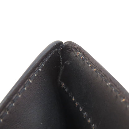 Berluti calligraphy Bifold Wallet with Coin Pocket Leather Ladies [Used]
