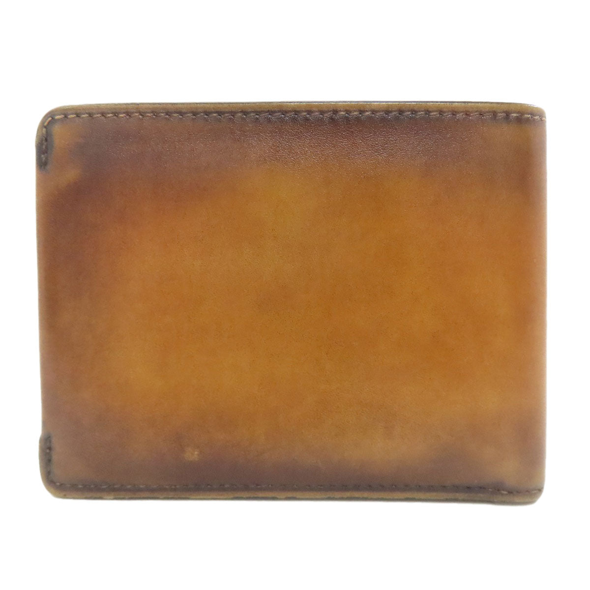Berluti calligraphy Bifold Wallet with Coin Pocket Leather Ladies [Used]