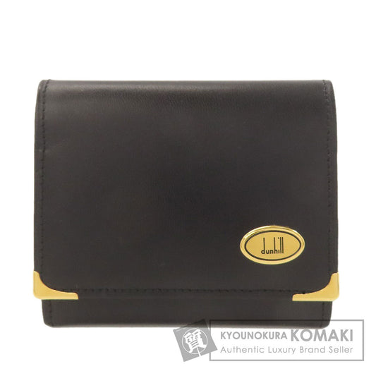 Dunhill logo coin purse Leather Ladies [Used]