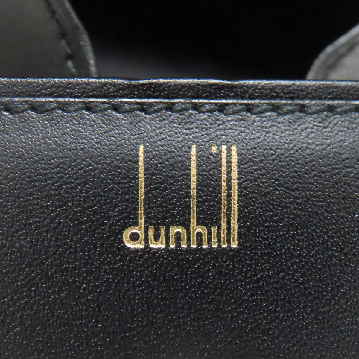Dunhill logo coin purse Leather Ladies [Used]