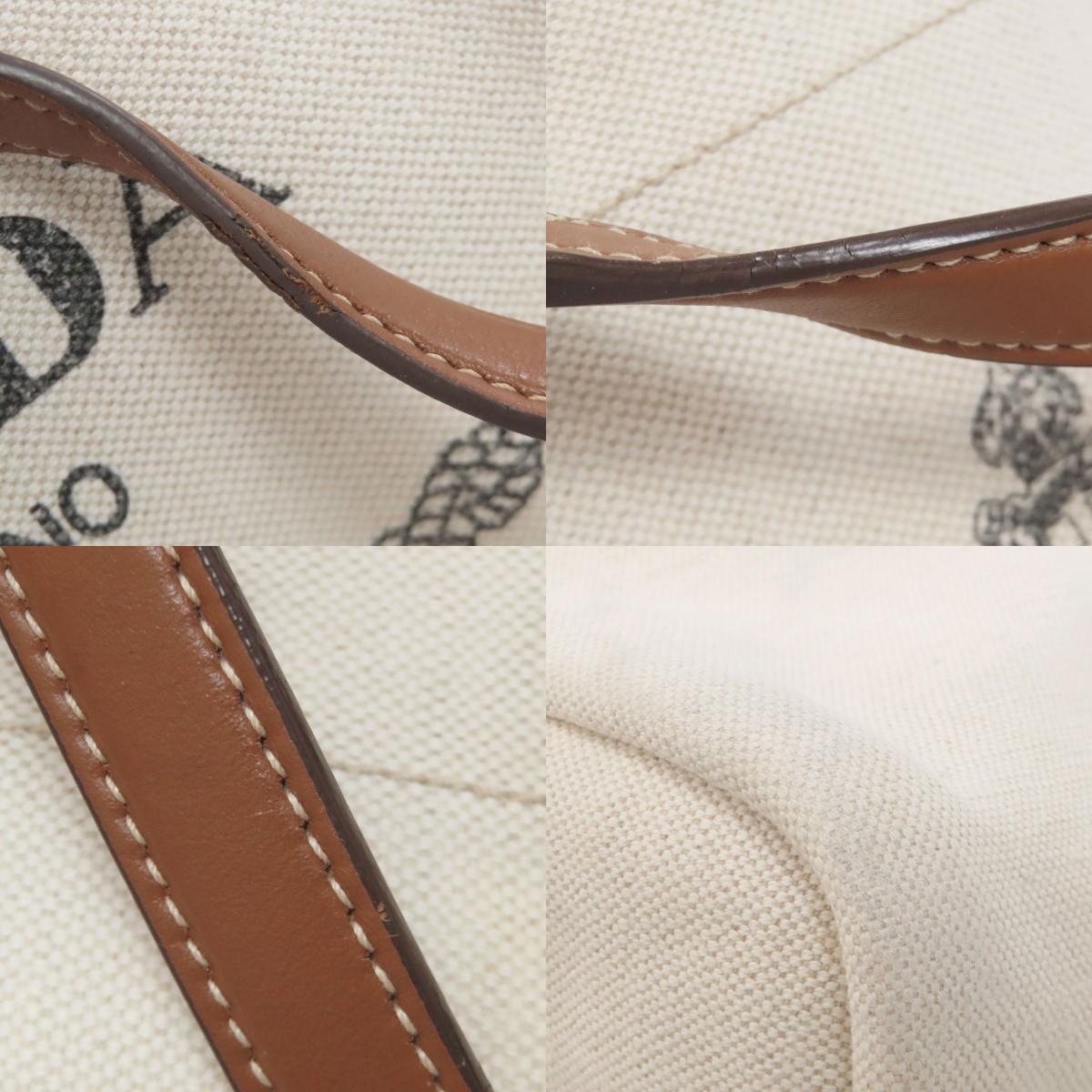 プラダ 1BG355 ロゴ トートバッグ キャンバス レディース 【中古】【PRADA】