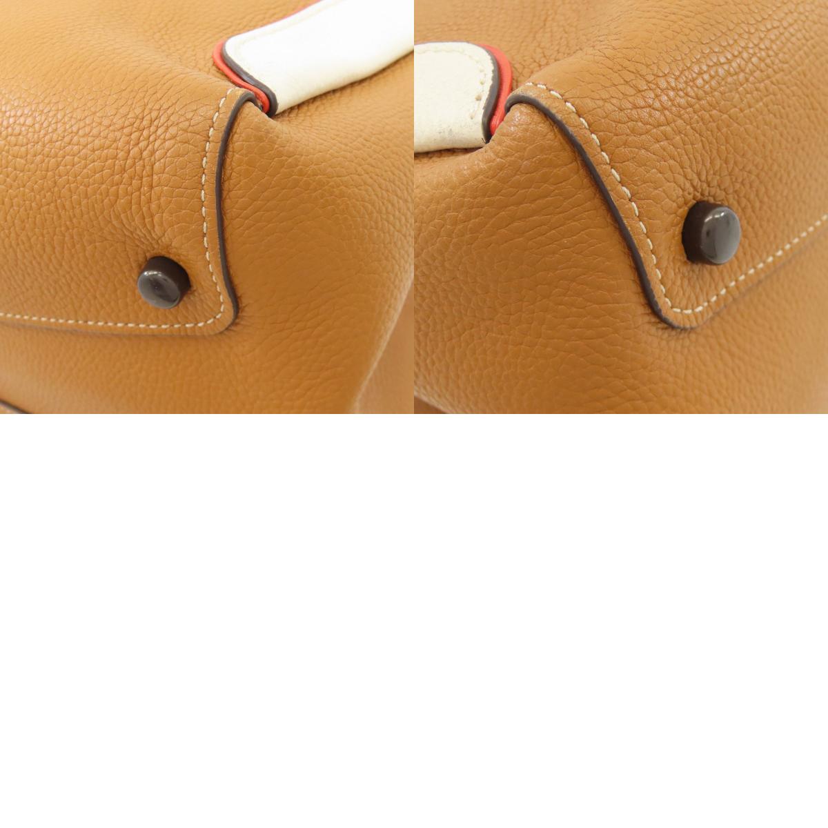 COACH 4300 logo Tote Bag Leather Ladies [Used]
