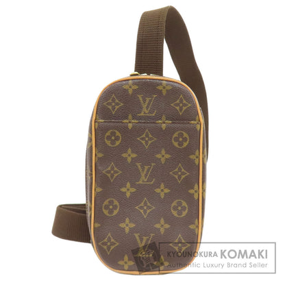 ルイヴィトン M51870 ポシェット・ガンジュ ボディバッグ モノグラムキャンバス レディース 【中古】【LOUIS VUITTON】